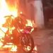 Video: Motor Yamaha Vixion Terbakar di Cicurug Sukabumi