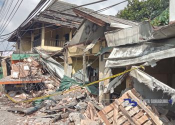 Ini Penyebab Mobil Truk Tronton yang Tabrak Dua Rumah di Cicurug Hingga Rusak