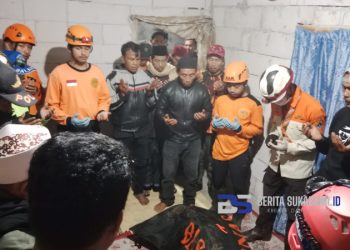 Setelah 4 Jam, Korban Tertimbun Longsor di Girijaya Akhirnya Kembali Berhasil Dievakuasi Petugas