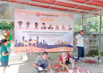 Alhamdulillah!! Tahun Ini, Media Jurnal Sukabumi Kembali Qurban dengan 8 Ekor Kambing