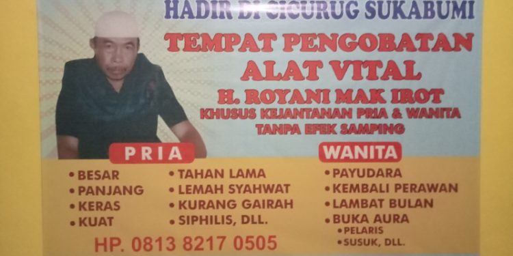 Pengobatan Alat Vital H. Royani Kini Hadir di Cicurug Sukabumi