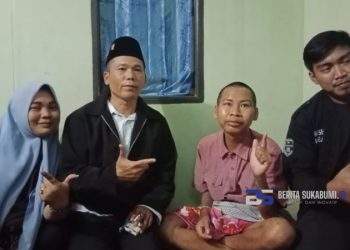 21 Hari Dirawat Warga Tenjolaya Cicurug, Akhirnya Kholik Dijemput Pihak Keluarga