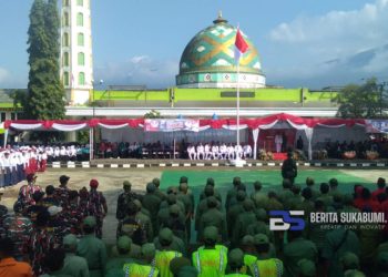Forkopimcam Cicurug Peringati Upacara Detik-detik Proklamasi Kemerdekaan RI ke-77