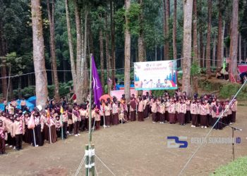400 Peserta Turut Hadir dalam Acara Jambore dan Raimuna yang Digelar Kwartir Ranting Cidahu