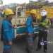 Kabel Listrik Terseret Mobil Box, Pertokoan di Cicurug Sempat Mati Lampu
