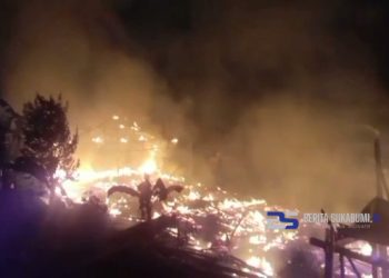 Woow!! Kandang Ayam di Cidahu Ludes Terbakar