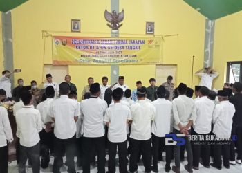 Hari Ini!! Puluhan Ketua RT dan RW di Desa Tangkil Cidahu Dilantik