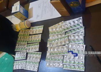 Dikirim Via Jasa Ekspedisi, Ribuan Obat Tramadol dan Hexymer Disita Polsek Cicurug