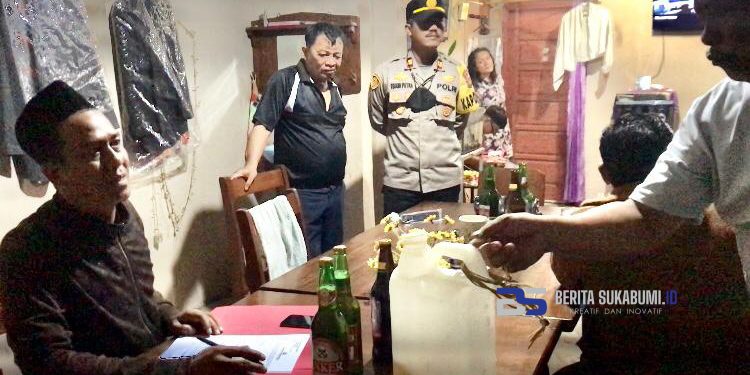 Satu Jerigen Tuak dan Empat Miras Disita Polsek Nagrak