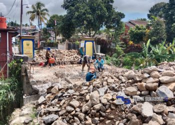Jembatan Cicatih di Desa Pasawahan Diperbaiki, Arus Lalu Lintas Dialihkan ke Jalur Ini