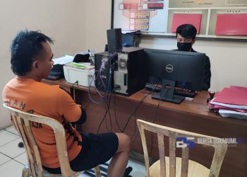 Maling Laptop Milik Sekolah, Pelaku Berhasil Diringkus Polsek Sukaraja 