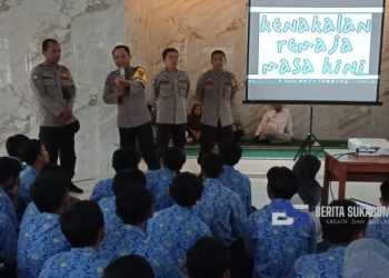 Cegah Kenakalan Remaja, Kapolsek Cidahu Berikan Pembinaan dan Penyuluhan di SMA Negeri 1 Cidahu