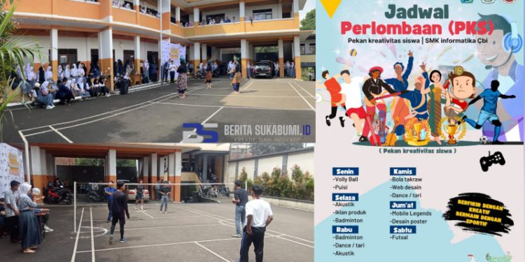 Pekan Kreativitas Siswa, SMK Informatika CBI Gelar Berbagai Perlombaan