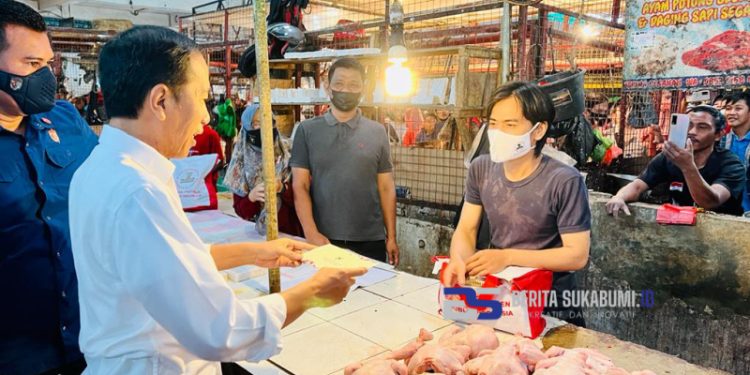 Presiden RI Kunjungi Pasar Cigombong, Cek Harga Pasar Jelang Nataru!!