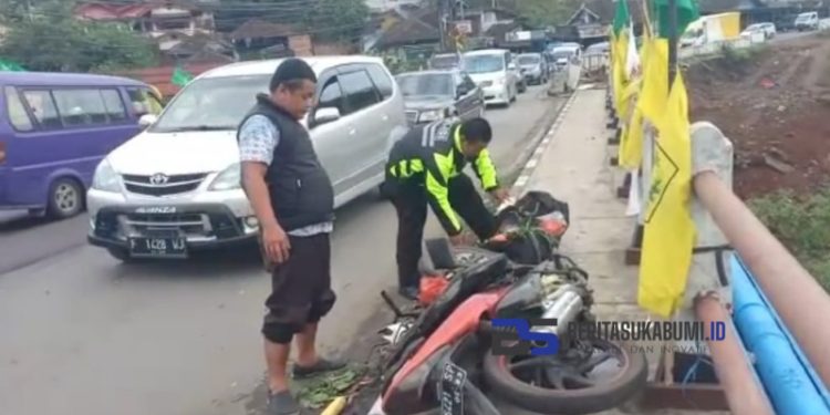 Laka Lantas di Cibadak, Seorang Pengendara Sepeda Motor Asal Parungkuda Tewas