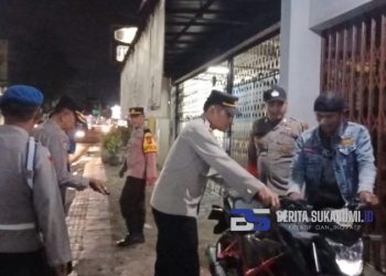 Meresahkan Masyarakat!! Polsek Rayon Utara 1 Gelar Operasi Knalpot Bising di Cicurug