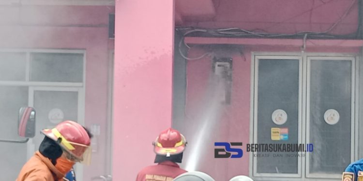 Waduh!! Akibat Korsleting kWh Listrik, Bangunan Puskesmas Cicurug Nyaris Terbakar