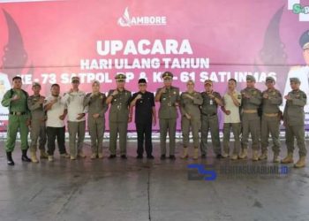 Wabup Apresiasi Prestasi Satpol-PP Kabupaten Sukabumi dalam HUT Satpol PP ke-73 di Bandung
