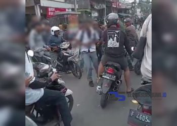 Beredar Video Tawuran Antar Pelajar di Gang Cimalati Cicurug, Begini Kronologisnya!!