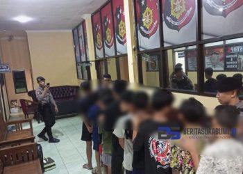 Polres Sukabumi Gagalkan Remaja yang Hendak Perang Sarung di Simpenan