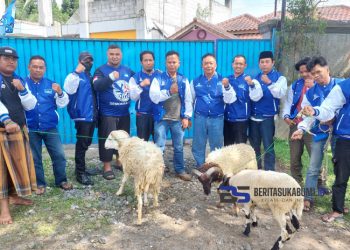 Idul Adha 1444 H, Bacaleg Ferdy Ferdian Distribusikan Kambing Kepada Para Relawannya