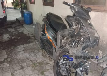 Braakk!! Motor Aerox Vs Scoopy Adu Banteng di Cicurug, Begini Kronologisnya!!