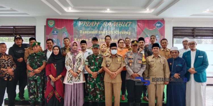 Pisah Sambut Danramil 0607-13/Cicurug, Kapten Arm U. Sanusi Gantikan Kapten Inf Ahmad Amin
