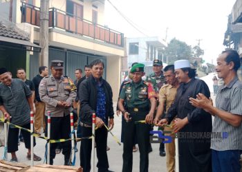 Mulai Hari Ini, Jalan Alternatif Koramil Cicurug Sudah Bisa Digunakan, Hanya untuk Roda Dua!!