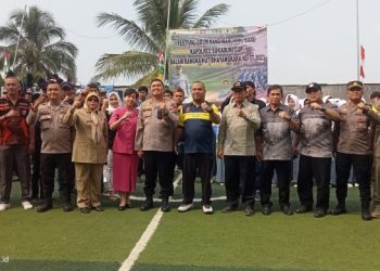 Ketua PDBI Kab. Sukabumi Hadiri Festival Drum Band Kapolres Sukabumi Cup di SMK Tunas Bhayangkara