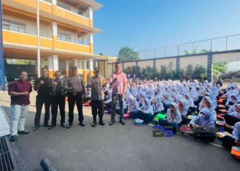 MPLS Hari Kedua di SMK Informatika CBI, Polisi Dilibatkan untuk Memberikan Materi