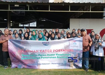 Cegah Stunting, Aqua Mekarsari Gandeng Pemdes Purwasari untuk Memeranginya