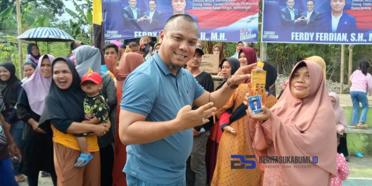 Syukuran dan Ajang Silaturahmi Sahabat Ferdy Ferdian, Warga di Parakansalak Mendapatkan Door Prize dan Minyak Goreng Gratis