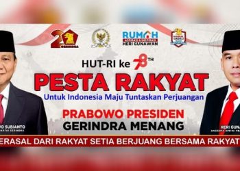 RAI Heri Gunawan Gelar Pesta Rakyat Kemerdekaan RI Ke-78