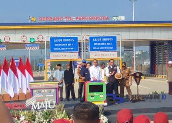 Presiden Jokowi Resmikan Jalan Tol Bocimi Seksi 2 Cigombong-Cibadak