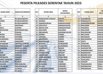 Ini Daftar 71 Desa Pilkades Serentak di Sukabumi, Siapakah Jagoan Anda?