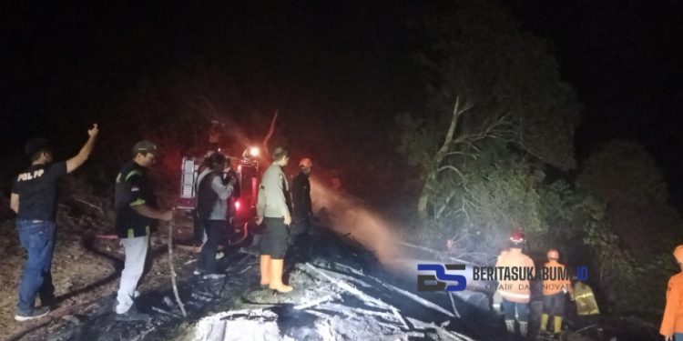 Waduh!! Lahan Seluas 1000 Meter di Cidahu Terbakar