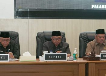 Bupati dan Wakil Bupati Sukabumi bersama DPRD Bahas Rapur Anggaran Perubahan 2023