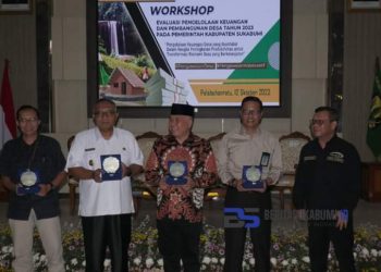 Heri Gunawan Hadiri Kegiatan Workshop Evaluasi Pengelolaan Keuangan dan Pembangunan Desa di Sukabumi 