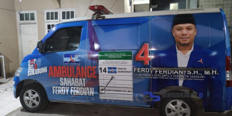 Caleg Ferdy Ferdian, SH, MH Siapkan Satu Unit Mobil Ambulance untuk Keperluan Warga