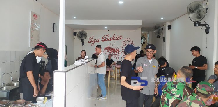 Baru Dibuka, Rumah Makan Iga Bakar Sukabumi Diserbu Pengunjung