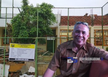 Dua Ruang Kelas SDN Cicewol Diperbaiki, Kepsek Minta Pengerjaannya Sesuai RAB