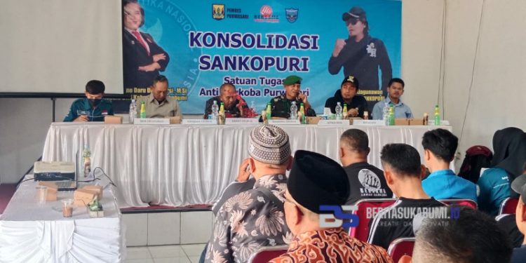 Desa Purwasari Bentuk Sankopuri untuk Cegah Peredaran Narkoba, BNNK Sukabumi Lakukan Konsolidasi