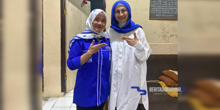 Caleg DPR RI Desy Ratnasari dan Eka Kencana Sambangi Warga Pabuaran