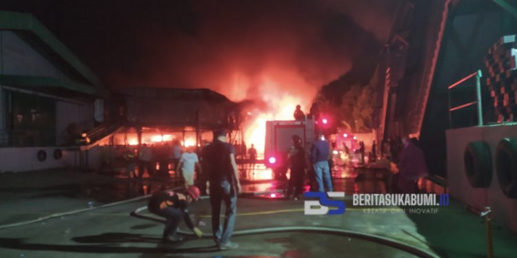 Waduh!! PT HJ Busana Indah Cicurug Kebakaran