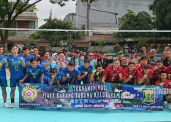 Open Turnamen Bola Voli, Enam Tim Ikut Memperebutkan Piala Karang Taruna Cup ke-1 Tingkat Kelurahan Cicurug
