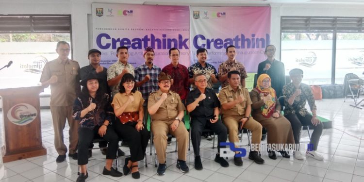 Wabup Sukabumi Hadiri Pengukuhan Pengurus Komite Ekonomi Kreatif di Cicurug