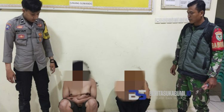 Sigap!! Babinsa dan Bhabinkamtibmas Desa Nanggerang Berhasil Mengamankan Dua Terduga Pelaku yang Transaksi Narkoba