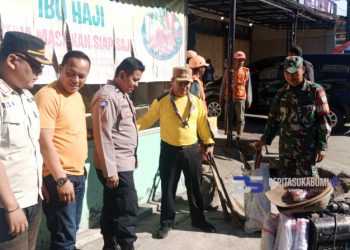 Sering Menyebabkan Banjir, Drainase di Jalan Protokol Ini Diperbaiki Kementrian PUPR dan Kelurahan Cicurug Secara Swadaya