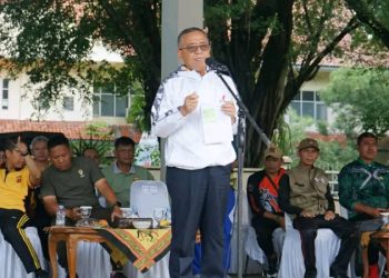 Dukung Suksesnya Pelaksanaan Pemilu Dengan Cara Olahraga Bersama, Wabup: Penyelenggara Harus Sehat Fisik