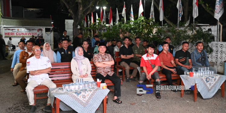 Nobar Debat Calon Presiden di RAI Hergun, Caleg DPR RI Heri Gunawan Siap Menangkan Prabowo Jadi Presiden